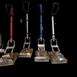 Five Vantool floor cleaning machines.