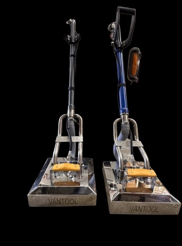 Two Vantool carpet cleaning machines.