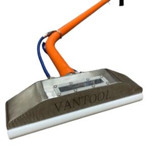 Vantool orange floor cleaning tool.