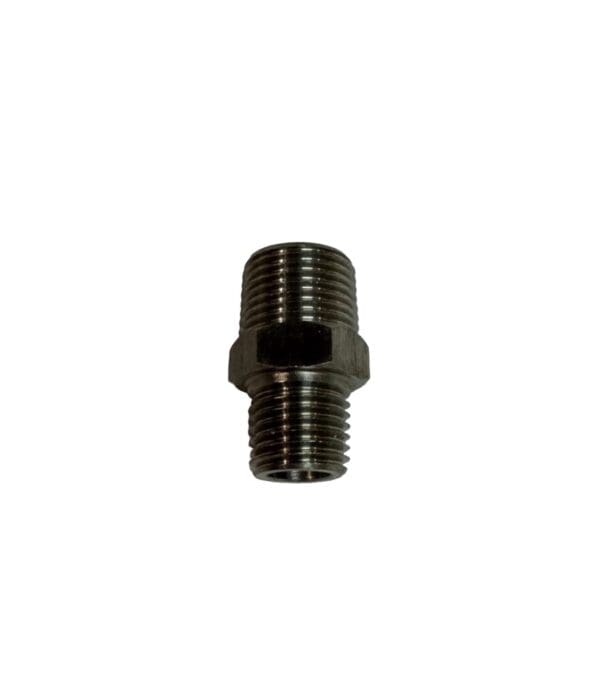 Stainless steel pipe fitting connector.