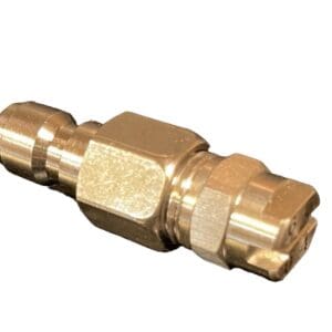 Brass spray nozzle with quick connect.