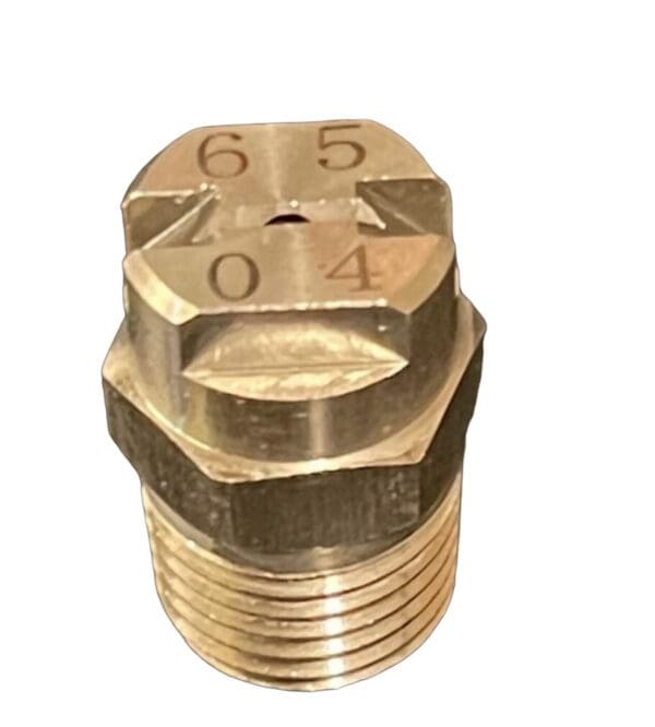 Brass nozzle with 6504 markings.